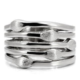 High polished (no plating) Stainless Steel Ring with No Stone