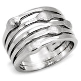 High polished (no plating) Stainless Steel Ring with No Stone