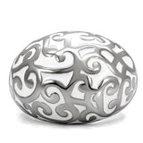 High polished (no plating) Stainless Steel Ring with No Stone