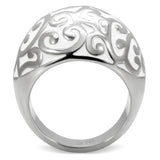 High polished (no plating) Stainless Steel Ring with No Stone