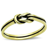IP Gold(Ion Plating) Stainless Steel Ring with No Stone