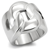High polished (no plating) Stainless Steel Ring with No Stone
