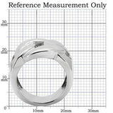High polished (no plating) Stainless Steel Ring with No Stone