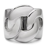 High polished (no plating) Stainless Steel Ring with No Stone