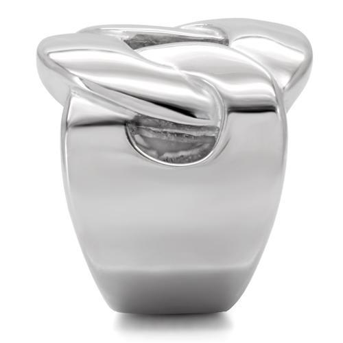High polished (no plating) Stainless Steel Ring with No Stone