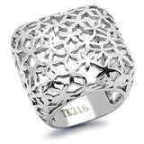 High polished (no plating) Stainless Steel Ring with No Stone