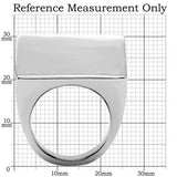 High polished (no plating) Stainless Steel Ring with No Stone