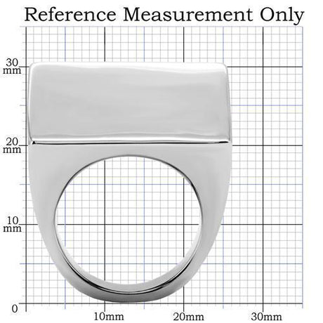High polished (no plating) Stainless Steel Ring with No Stone