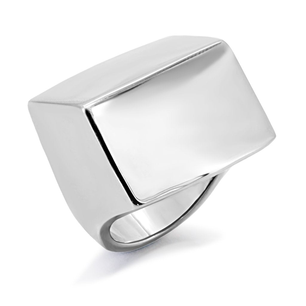 High polished (no plating) Stainless Steel Ring with No Stone