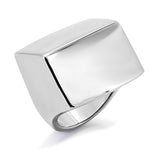 High polished (no plating) Stainless Steel Ring with No Stone