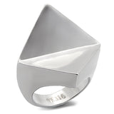 High polished (no plating) Stainless Steel Ring with No Stone