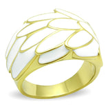 IP Gold(Ion Plating) Stainless Steel Ring with No Stone