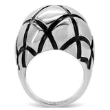High polished (no plating) Stainless Steel Ring with No Stone