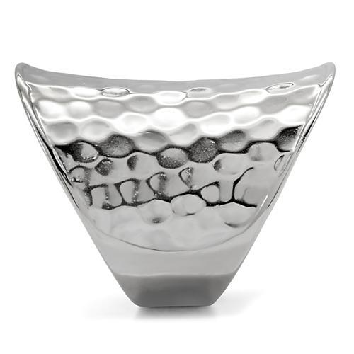 High polished (no plating) Stainless Steel Ring with No Stone