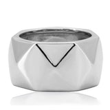 High polished (no plating) Stainless Steel Ring with No Stone