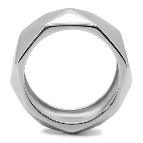 High polished (no plating) Stainless Steel Ring with No Stone
