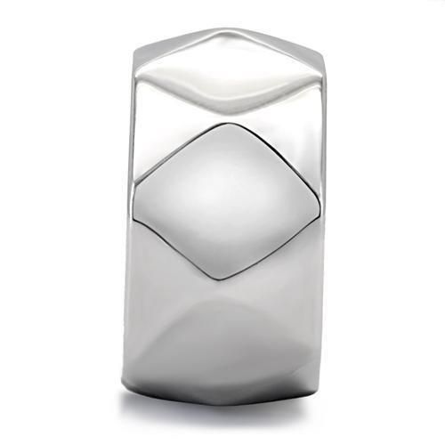 High polished (no plating) Stainless Steel Ring with No Stone