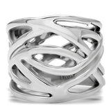 High polished (no plating) Stainless Steel Ring with No Stone
