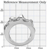 High polished (no plating) Stainless Steel Ring with No Stone