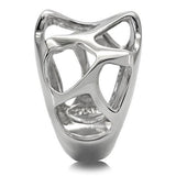 High polished (no plating) Stainless Steel Ring with No Stone