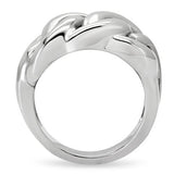 High polished (no plating) Stainless Steel Ring with No Stone