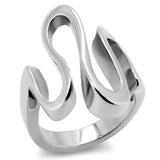 High polished (no plating) Stainless Steel Ring with No Stone