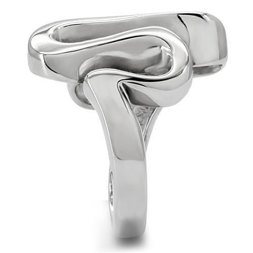 High polished (no plating) Stainless Steel Ring with No Stone