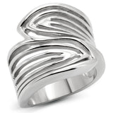 High polished (no plating) Stainless Steel Ring with No Stone