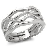 High polished (no plating) Stainless Steel Ring with No Stone