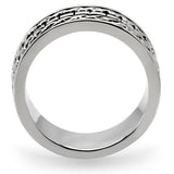 High polished (no plating) Stainless Steel Ring with No Stone