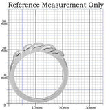 High polished (no plating) Stainless Steel Ring with No Stone