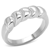 High polished (no plating) Stainless Steel Ring with No Stone