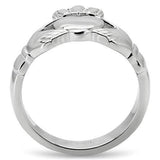 High polished (no plating) Stainless Steel Ring with No Stone