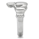 High polished (no plating) Stainless Steel Ring with No Stone