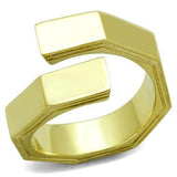 IP Gold(Ion Plating) Stainless Steel Ring with No Stone