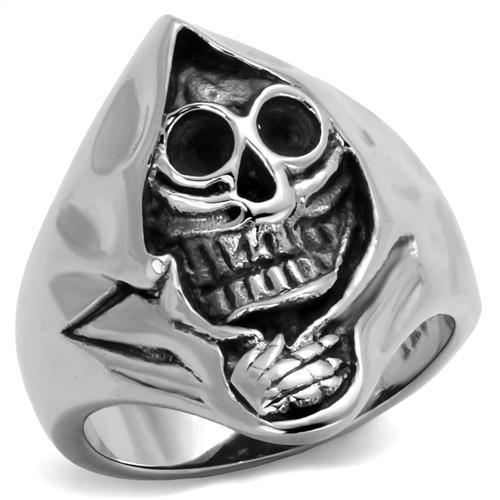 High polished (no plating) Stainless Steel Ring with No Stone