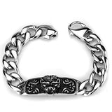 High polished (no plating) Stainless Steel Bracelet with No Stone