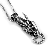 High polished (no plating) Stainless Steel Necklace with No Stone