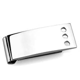 High polished (no plating) Stainless Steel Money clip with No Stone