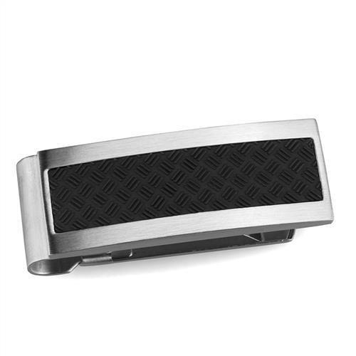 High polished (no plating) Stainless Steel Money clip with No Stone