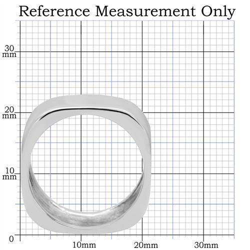 High polished (no plating) Stainless Steel Ring with No Stone