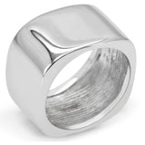 High polished (no plating) Stainless Steel Ring with No Stone