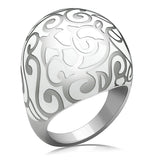 High polished (no plating) Stainless Steel Ring with No Stone