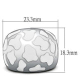 High polished (no plating) Stainless Steel Ring with No Stone