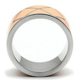 High polished (no plating) Stainless Steel Ring with No Stone
