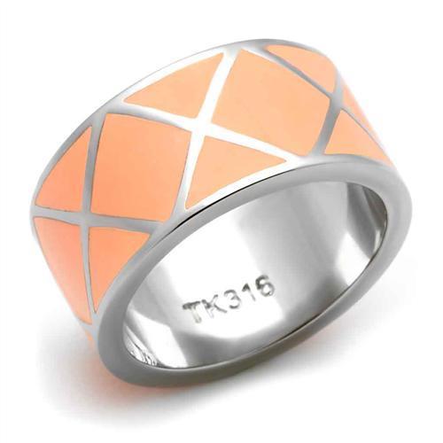 High polished (no plating) Stainless Steel Ring with No Stone
