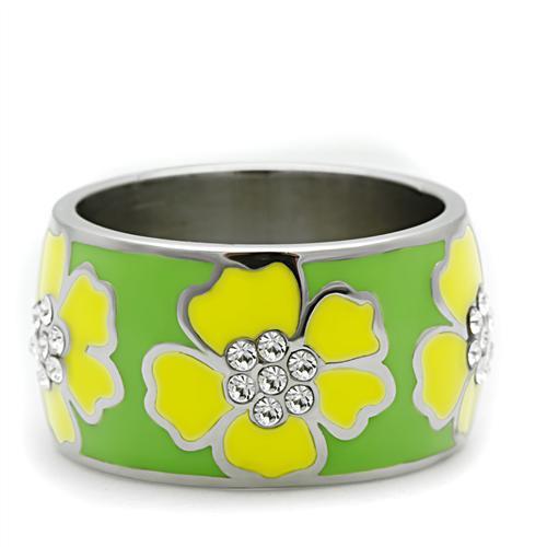 High polished (no plating) Stainless Steel Ring with No Stone