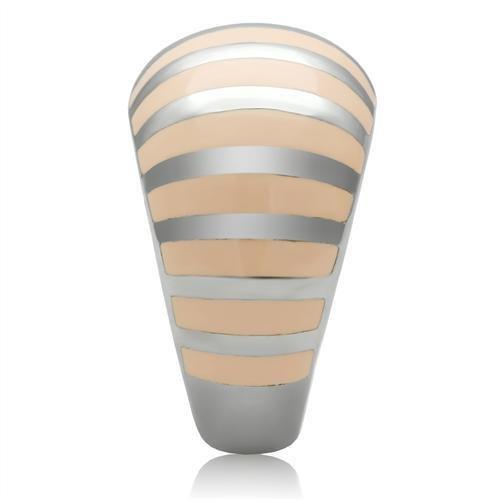 High polished (no plating) Stainless Steel Ring with No Stone