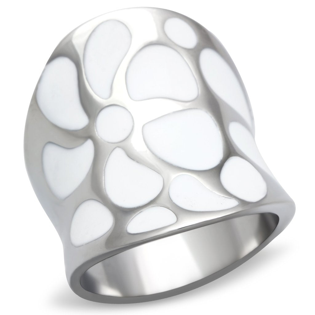 High polished (no plating) Stainless Steel Ring with No Stone