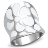 High polished (no plating) Stainless Steel Ring with No Stone